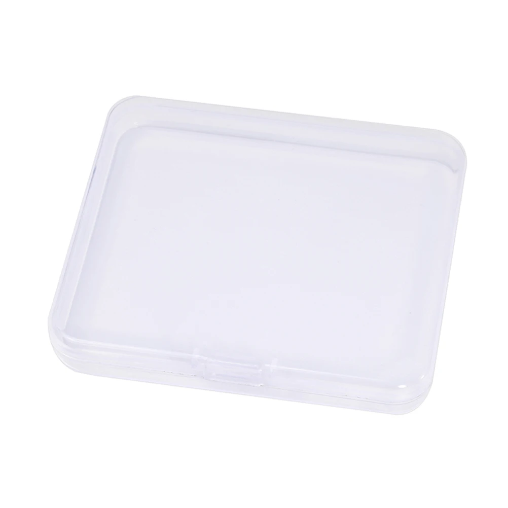 

6pcs Plastic Storage Box Transparent Container Case For Students Office Light Rectangular Birthday Gift Back To