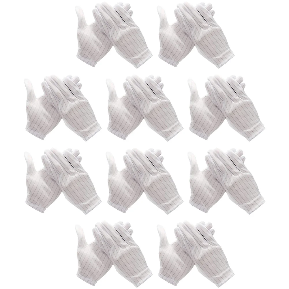 

Anti Static Repair Gloves Protective for Anti-static Work Working Electronic White