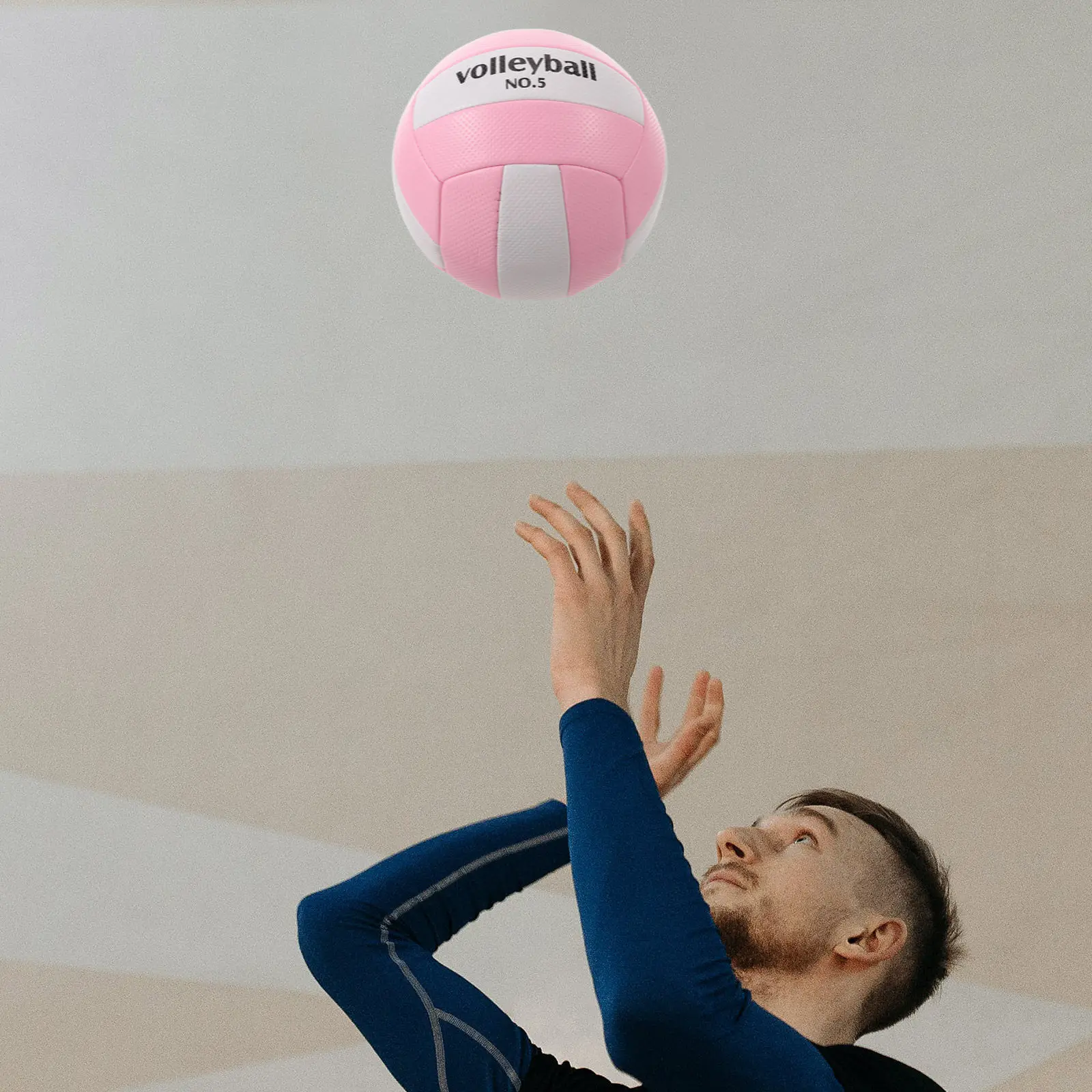 

Official Size 5 Nonslip PVC Volleyball for Beach Outdoor Sand Volleyball All Weather Play Soft Touch Training Gym Class Backyard