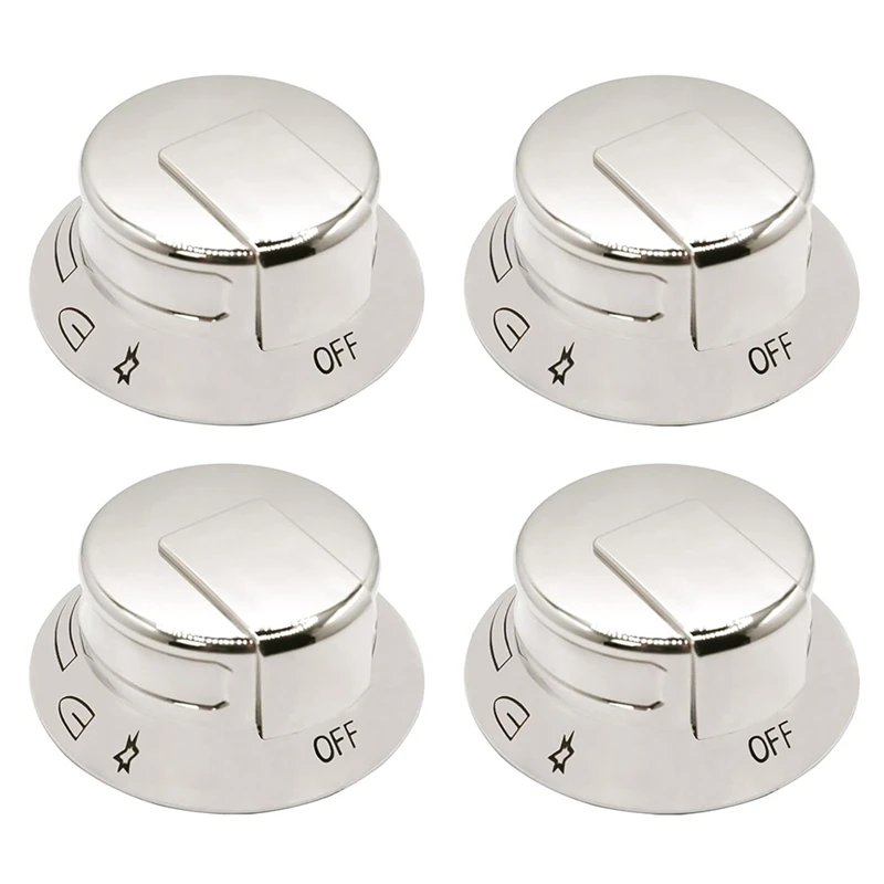 Hot 4Pack 318569904 Cooktop Burner Control Knob For Frigidaire Electrolux Replaces 3514026 AP5809436 PS9495257 EAP9495257