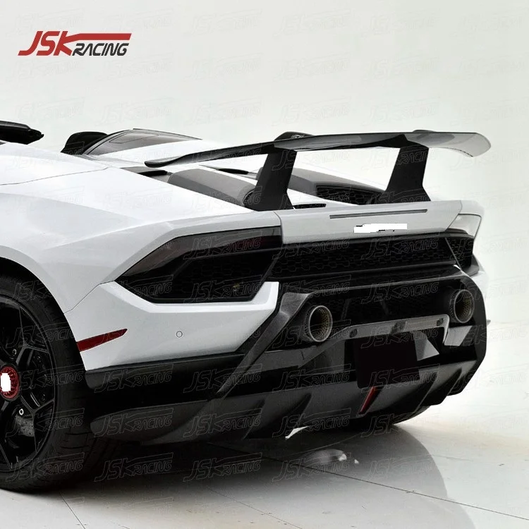 new 2014-2019 LP640 P STYLE CARBON FIBER REAR SPOILER and TRUNK for LAMBO HURACAN LP610-4 LP580 LP640