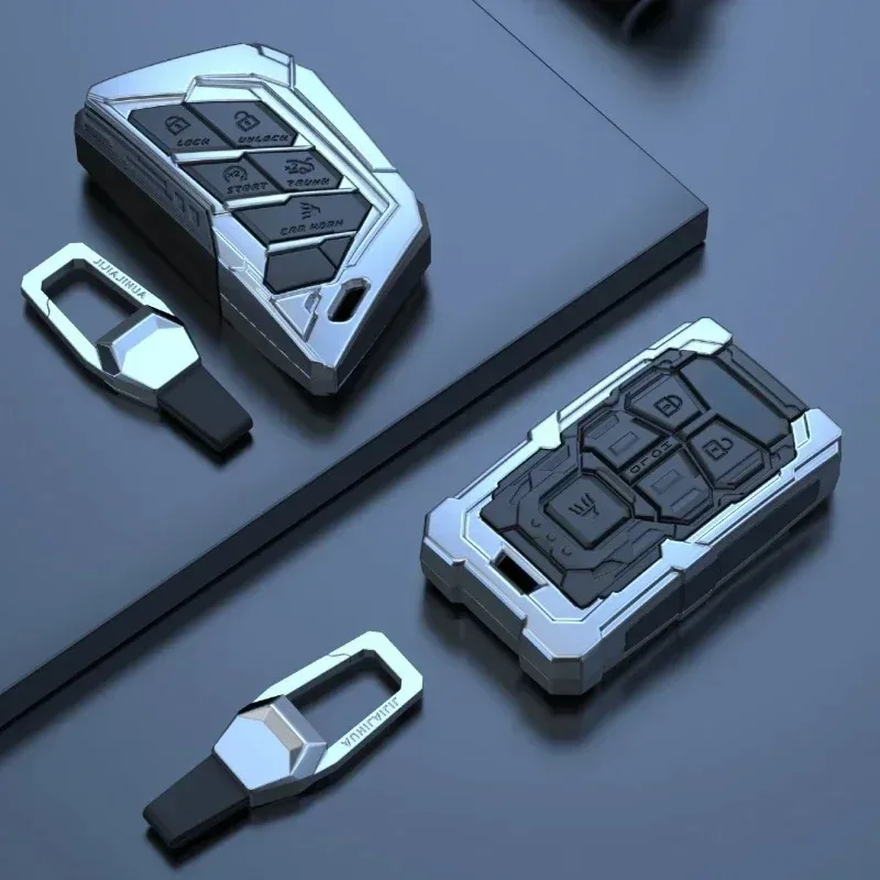 For Cadillac CT4 CT5 CT6 XTS XT6 XT5 XT4 Zinc Alloy Car Key Protection Shell Smart Remote Key Cover Interior Car Accessories 5