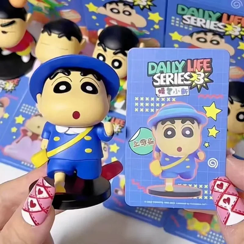 ใหม่ Original 52 ของเล่น Crayon Shin-Chan Emoticon แพคเกจ Series กล่องตาบอดอินเทรนด์ภาพเคลื่อนไหวเครื่องประดับรูป Mystery กล่องของขวัญ