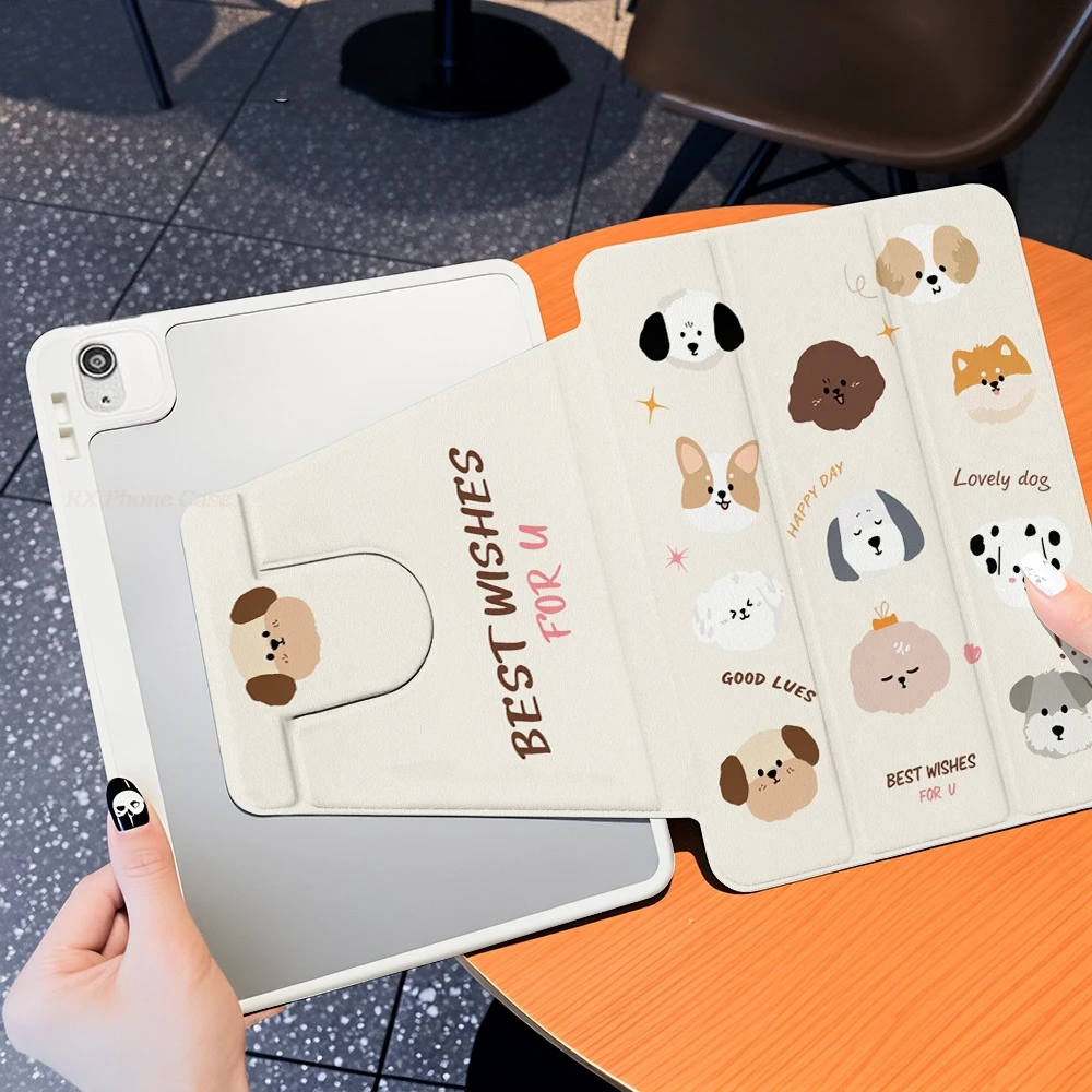 사랑스러운 강아지 무늬 삼성 탭 S9 플러스 S9 FE - Tablet A9 Accessories 리뷰 및 가격