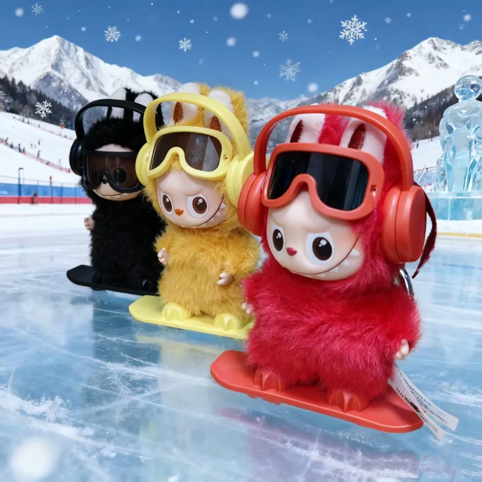 

Labubu 4.0 Mini Series Outfit Change For 10cm Labubu Vinyl Plush Pendant Earphones Goggles Snowboard Sports Set Accessories Gift