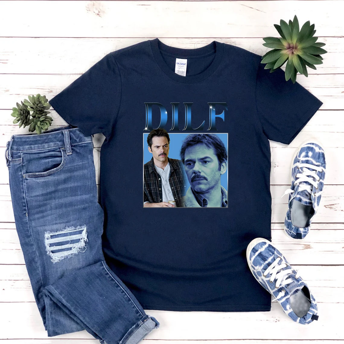 DILF Charlie Swan T-shirt Twilight Merch Shirt Tee Vintage Movie T Shirt Retro Graphic T Shirts for Women and Men Harajuku Tops