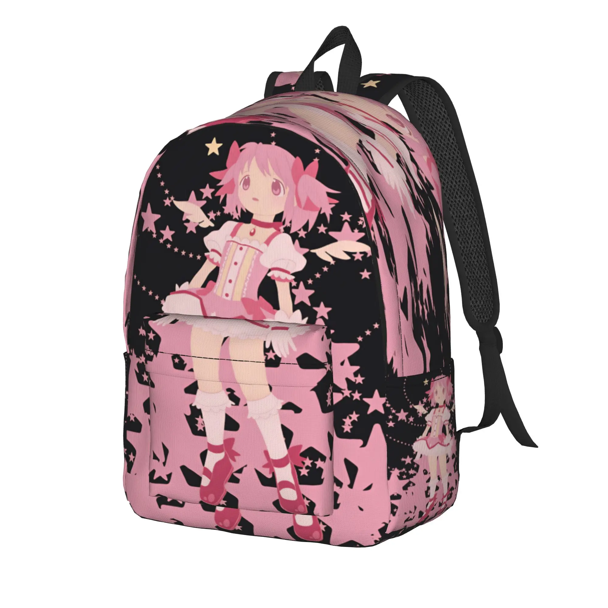 Anime Puella Magi Madoka Magica Backpack  Camping Backpacks Female Designer Durable High School Bags Streetwear Rucksack