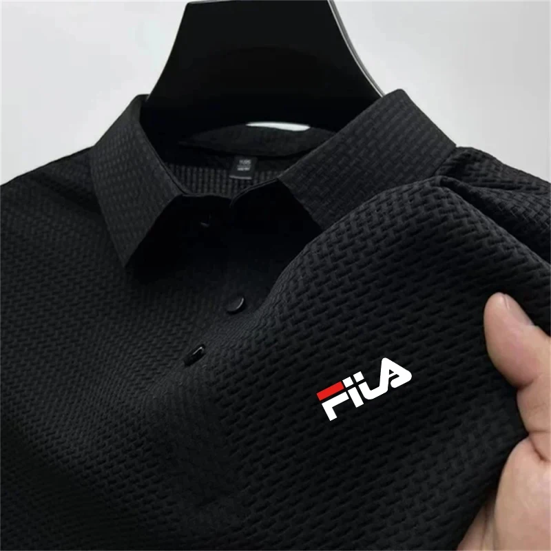 Men'S New Collar Pure-Color Breathable POLO Summer Fashionable Sports Casual Quick-Drying Outdoor Sports Jacket