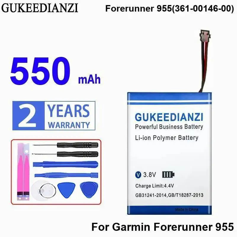 

Watch Battery Lightweight For Garmin Forerunner 955 361-00146-00 550Mah