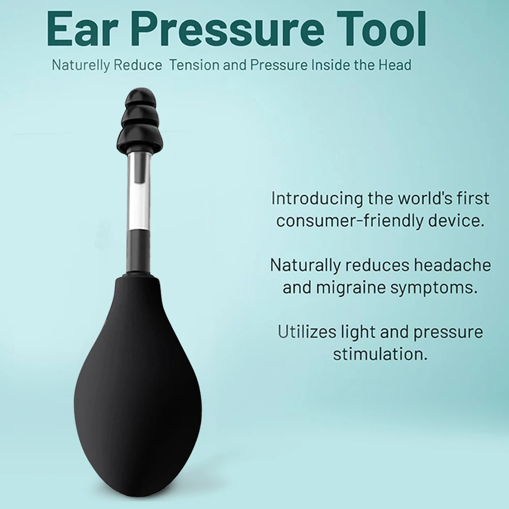 Reduce Tension Ear Pressure Tool Reduces Tension Portable Silicone Inner Ear Pressure Tool Ear Pressure Regulator for Migraine