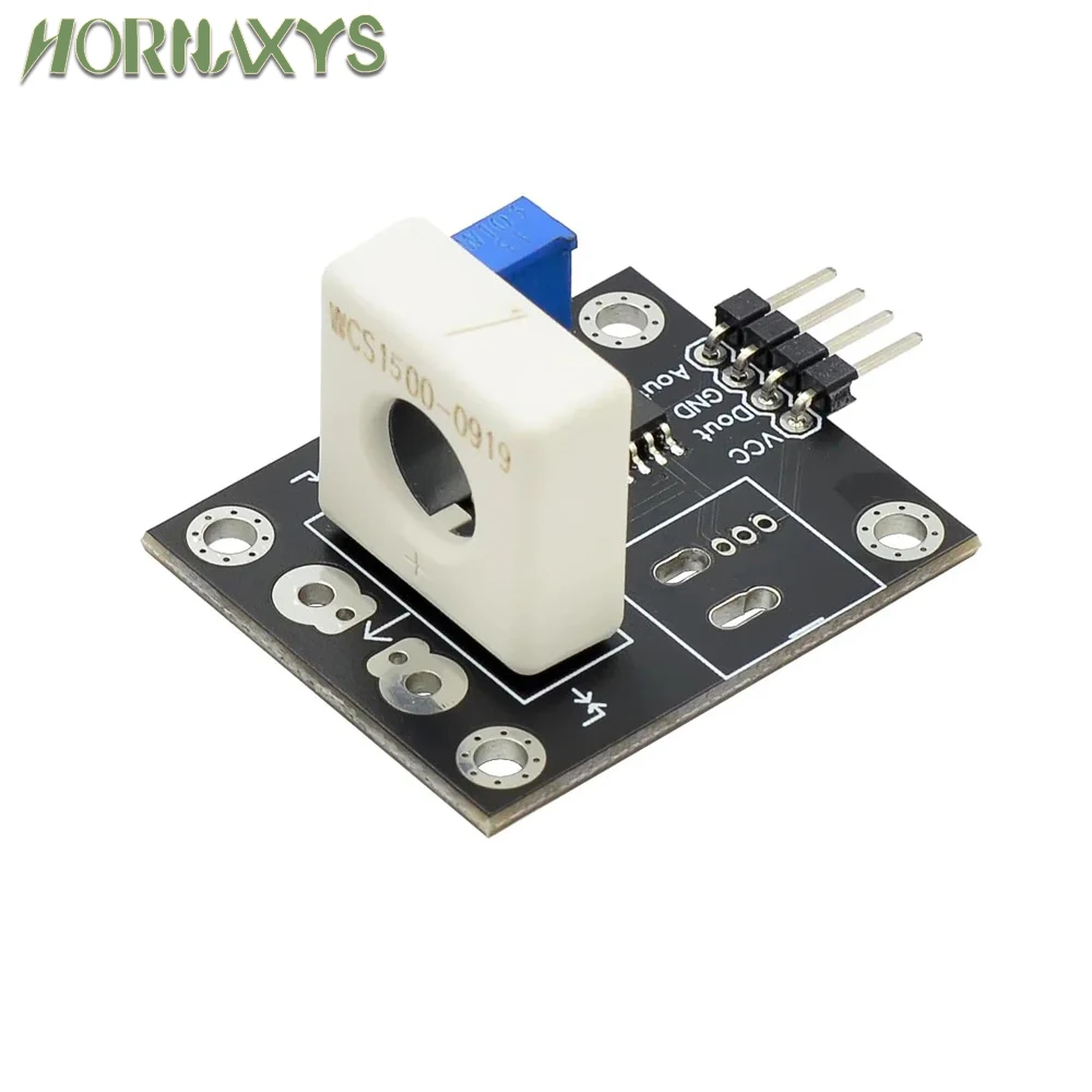 WCS1700/1800/1600/1500 Hall Vurrent Sensor Adjustable 35A/70A /100A /200Ashort Circuit Overcurrent Protection Module