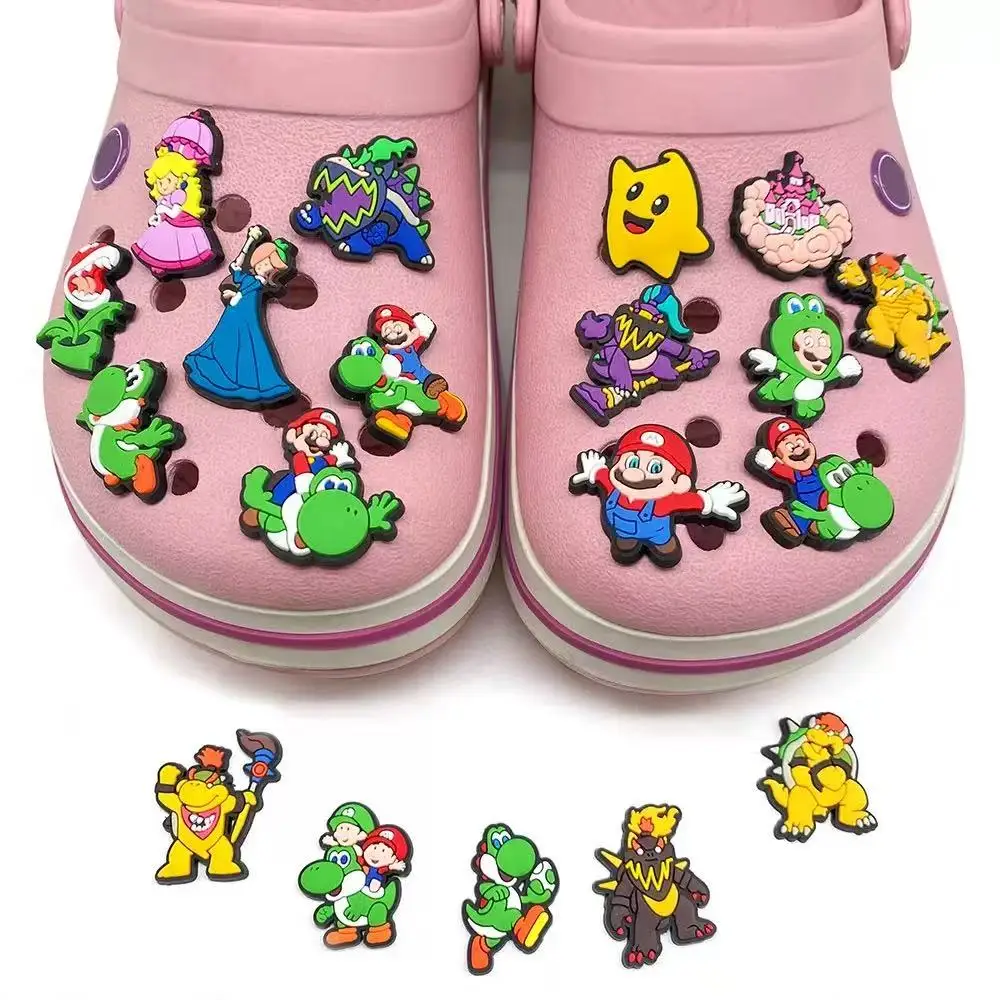 19–100 Stück Tot Toys Schuhanhänger für Sandalen, Schuhdekorationszubehör, Schuhpins, tolles Geschenk für Männer und Frauen – Detail 5