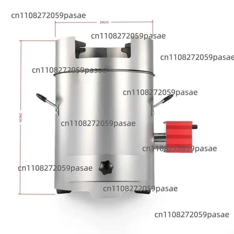 Portable Wood Gasifier Stove Outdoor Smokeless Firewood Stove Energy Saving for Camping Rural Household Cookout