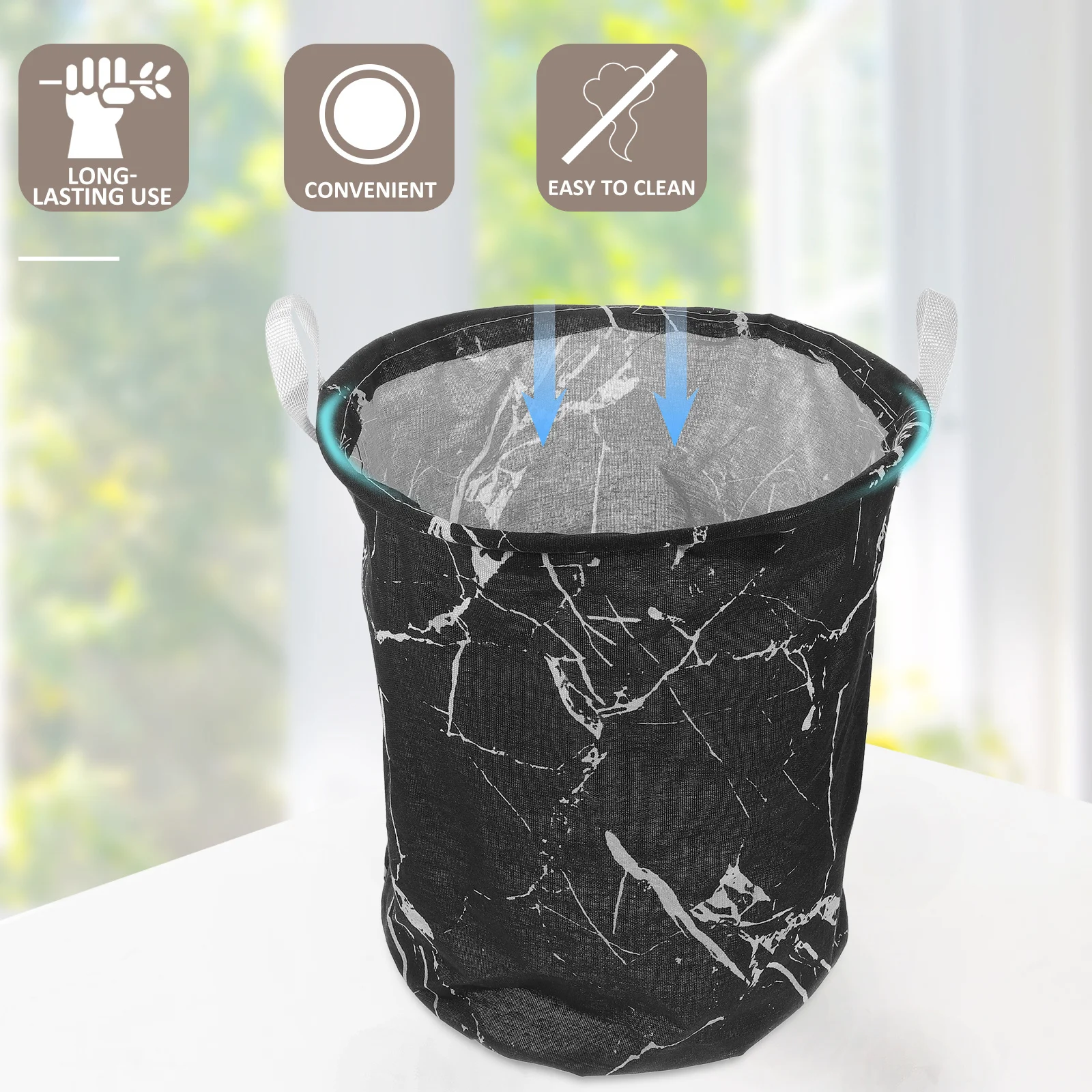 Large Folding Waterproof Laundry Basket Linen Cotton Storage Organizer Portable Home Sundry Container Storage Basket