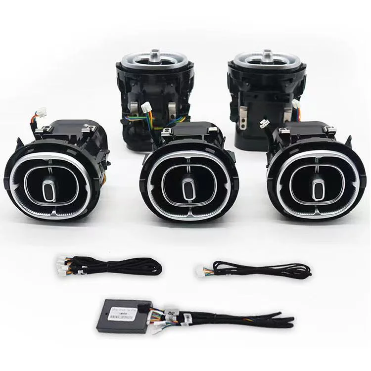 

STLFFor Mercedess-BenzsC-ClassW206LED Light4D Rotating Tweeter Automotive Environmental Interior Accessory with Turbine Outboard