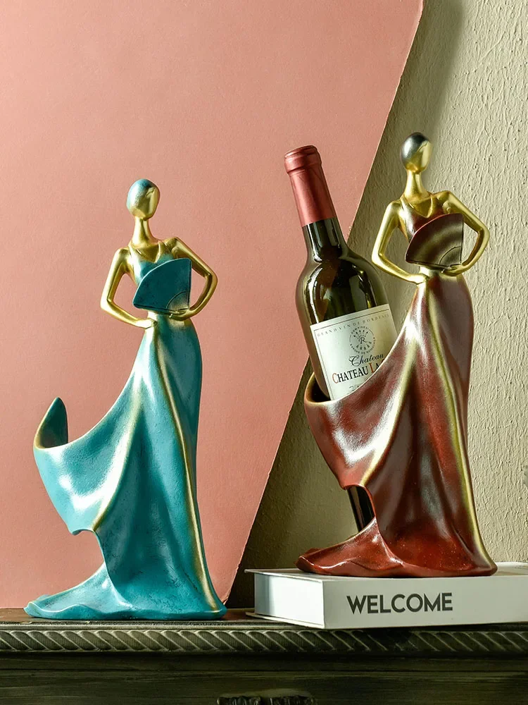 Wine Shelves Northern Europe Red Wine Rack Wines Home Furnishing Decoration Frame Of Household TV Cabinet Decorative Shelf