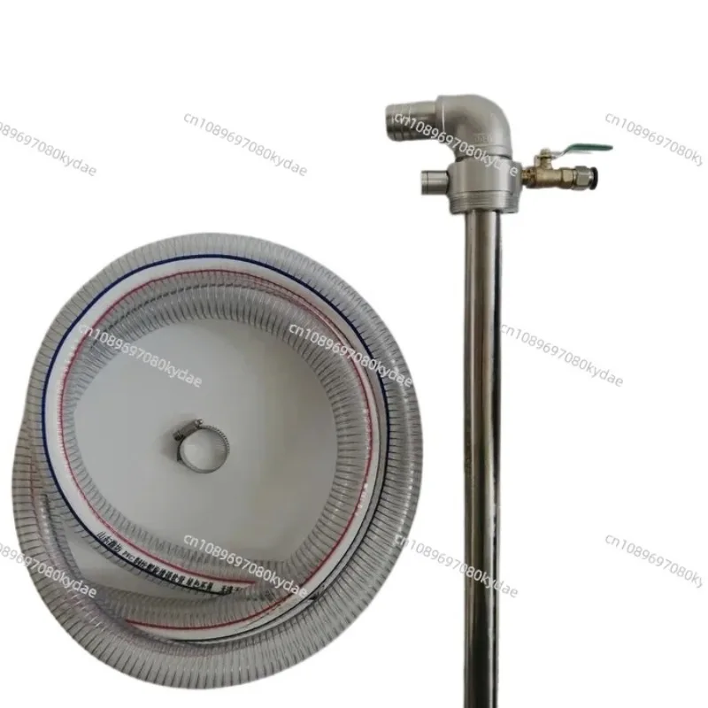 Vacuum Pump Pneumatic Suction Pump 200L Iron Drum Liquid Transfer Industrial Pumping Tool