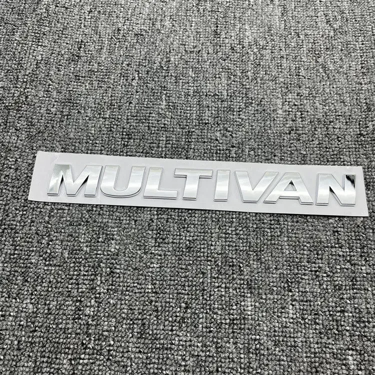 3D Emblem Car Body Rear Trunk Sticker Decor Decal Modify Accessorie For T5 T6 Multivan Logo Emblem Rear Trunk Letter Decorative