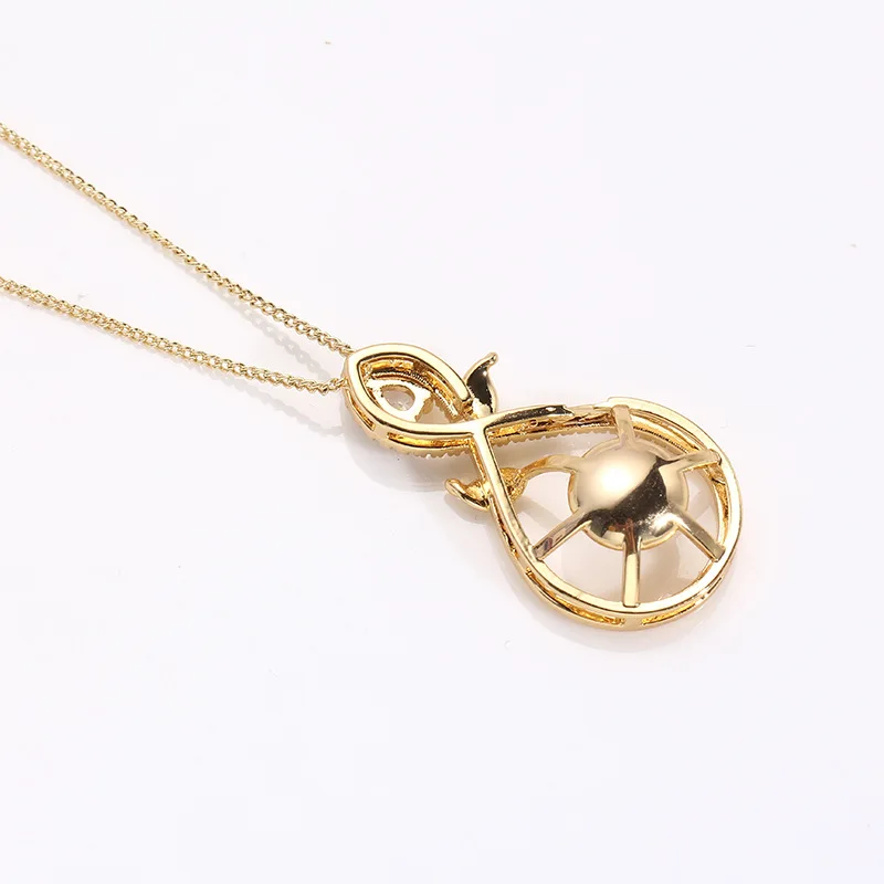 

1 пара подвесок-сердечек D410 с жемчугом, покрытых 14-каратным золотом, для самостоятельного изготовления украшений, с цепочкой, сохраняющей цвет (жемчуг в комплект не входит)