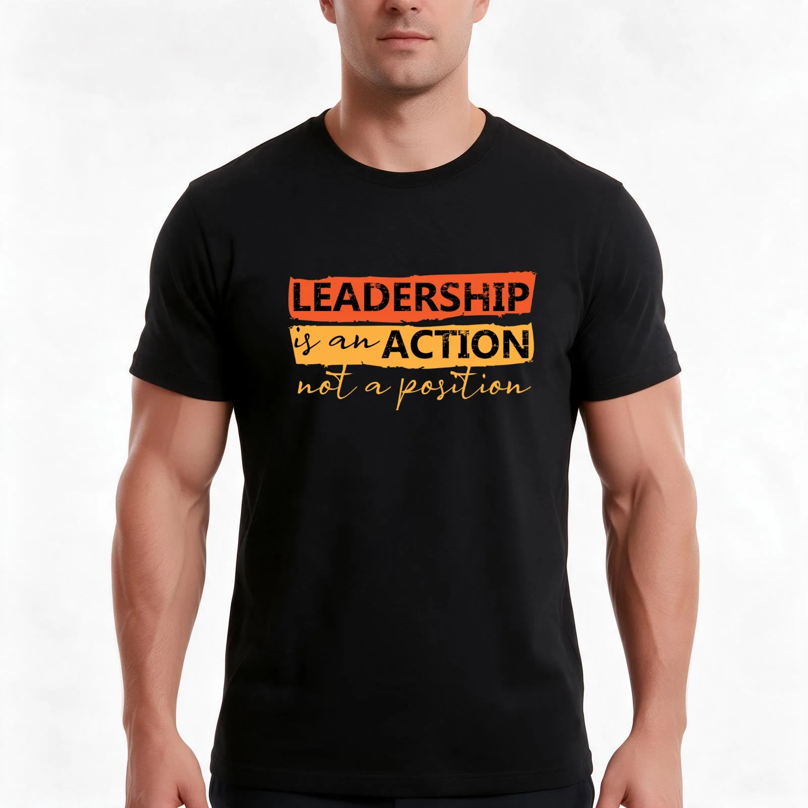 Leadership quotes - quotes on leadership - Leadership T-Shirt Summer Casual Cotton Tee Oversized Streetwear Tops 100% Cotton