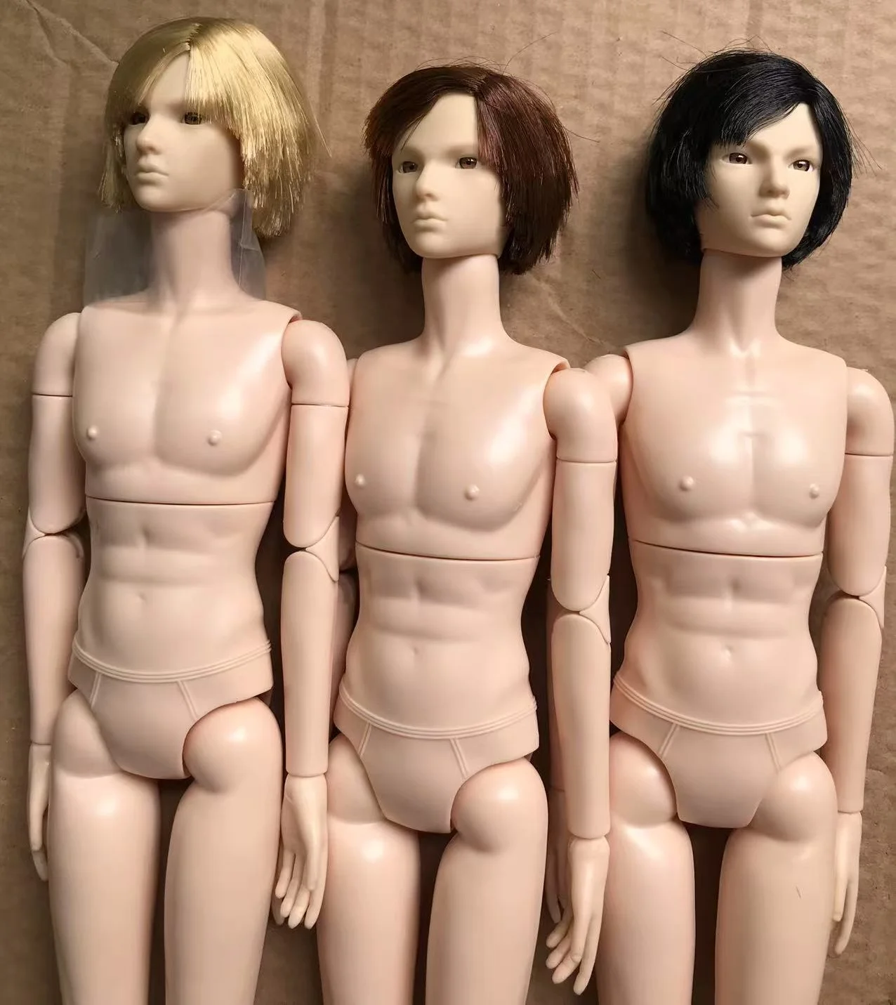 

YUGE мужские игрушки-куклы 20 суставов гибкое тело BJD кукла молодой человек длинные волосы 31 см солдаты фигурки кукол