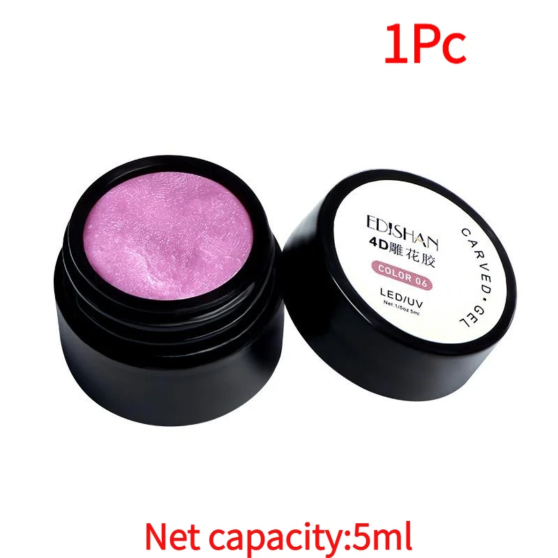 *1Pc Nail Carving Glue Three-dimensional Shaping Relief Glue Phototherapy Nail Polish Glue Uv Modeling Clay Nail Art Tools