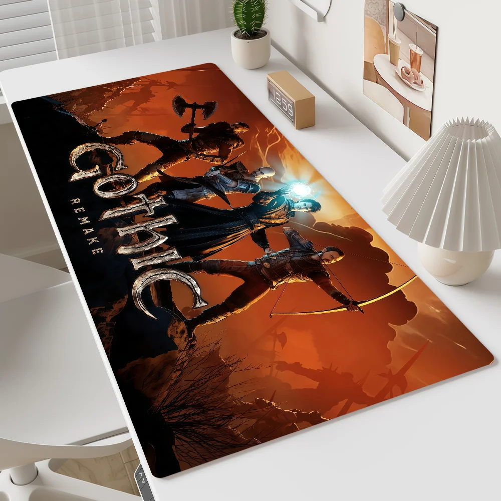 Remake Mouse Pad G-Gothic Game MousePad Non-slip Lockedge Office Student Gaming Thickened Large Writing Pad Cushion