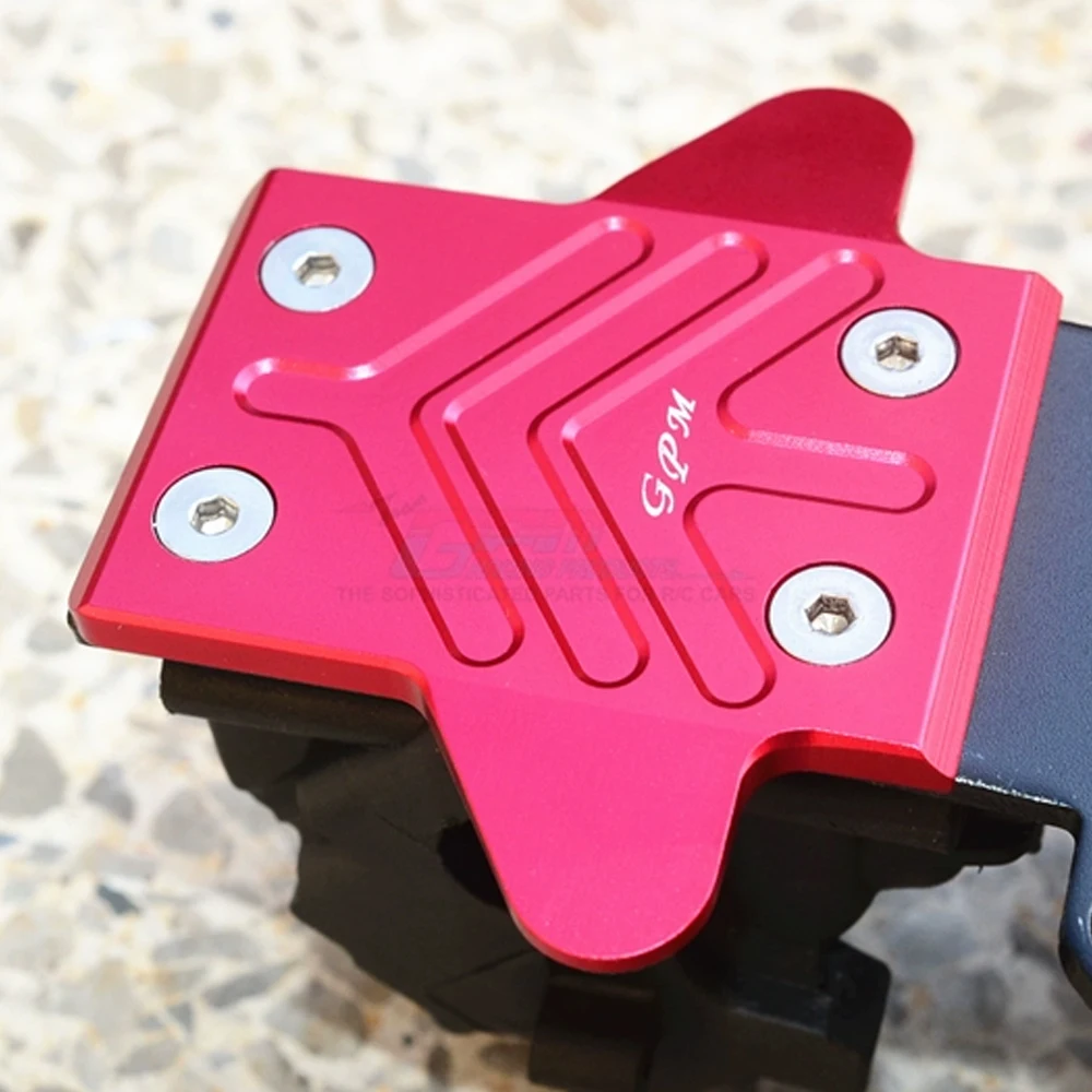 GPM pour ARRMA 1/8 Kraton notoire Senton Outcast V4 6S BLX RC voiture métal aluminium châssis avant armure inférieure plaque de Protection