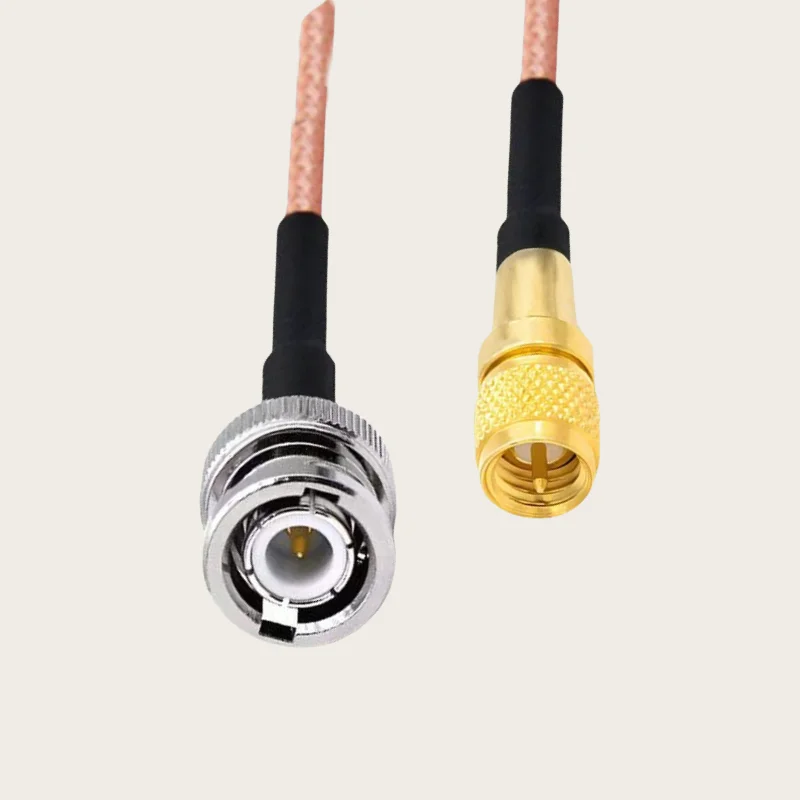 

1pcs RG316 BNC Male Plug to M5/L5 male acceleration sensor vibration test connection wire 10-32U