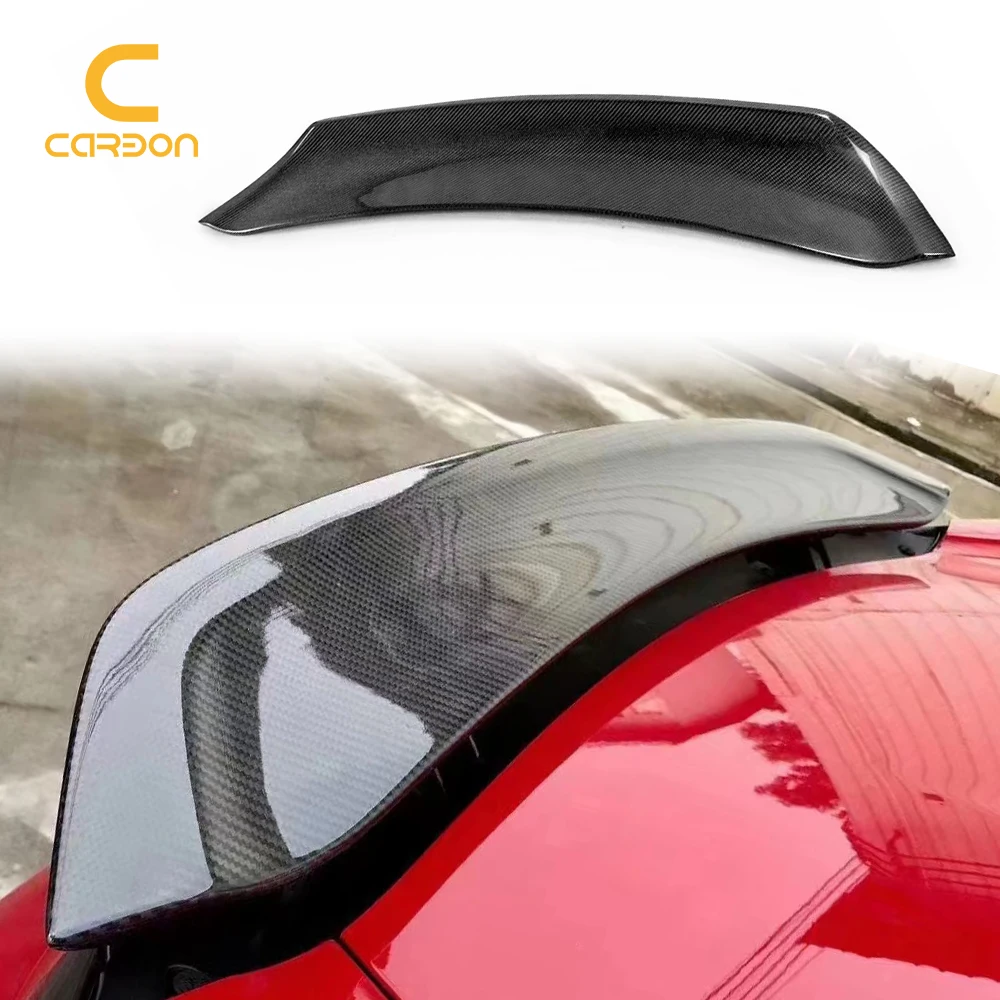 For Porsche Cayman 718 Carbon Fiber Car Rear Trunk Spoiler Rear Spoiler Accessories