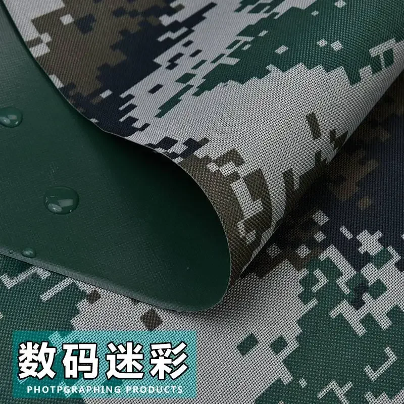 Verdikte waterdichte Oxford-doek 600D camouflagedoek PVC zelfklevende coating canvas luifel tentbagage buiten regendichte stof