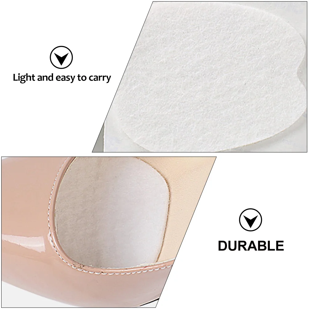 

6pcs Cushion Pads High Heel Inserts Felt Insole Support For Ball Of Foot Pain High Heel Insert Relief Shoe Liners