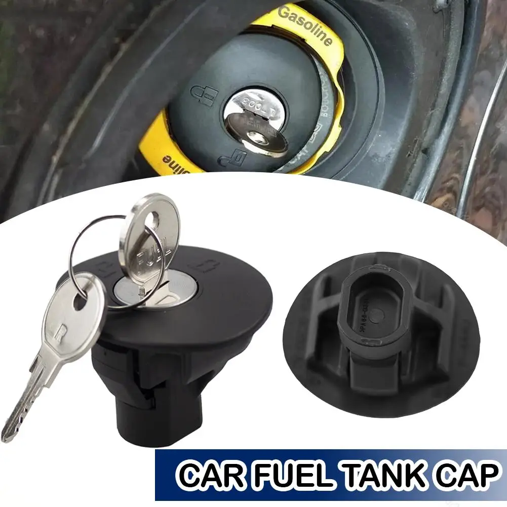 Car Fuel Tank Cap With Lock Keys Secure Gas Tank Cover Replacement Part For Car Fuel System Anti-Theft Auto Accessory G1K0