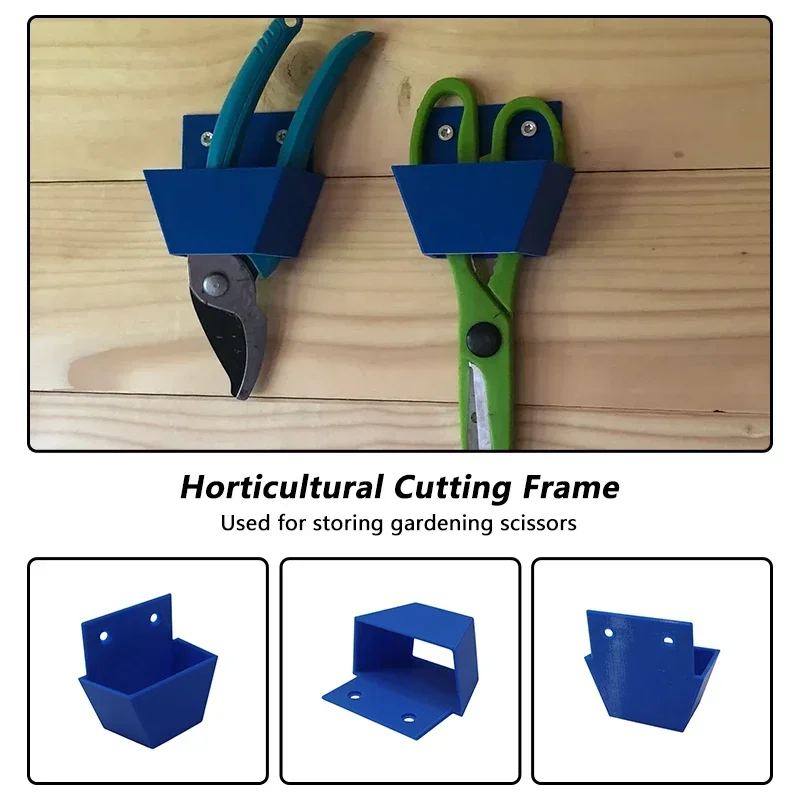 Gardening Scissors Rack Scissor Holder For Garden Tools Storage Organizer Accessories Craft Desk Stand Wall Mount