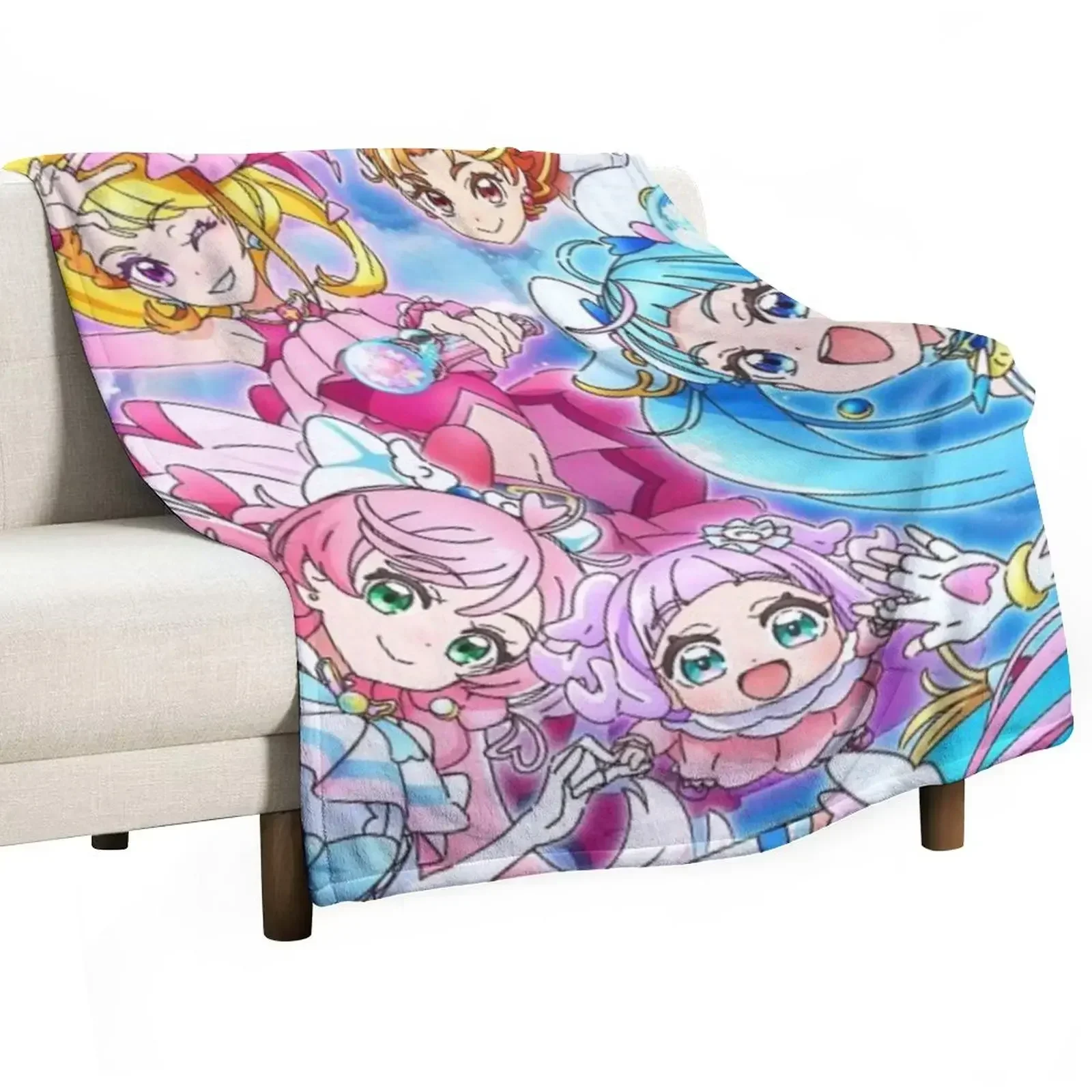 Hirogaru Sky Precure - Cover Post Throw Blanket Sofa Kid'S Luxury Blankets