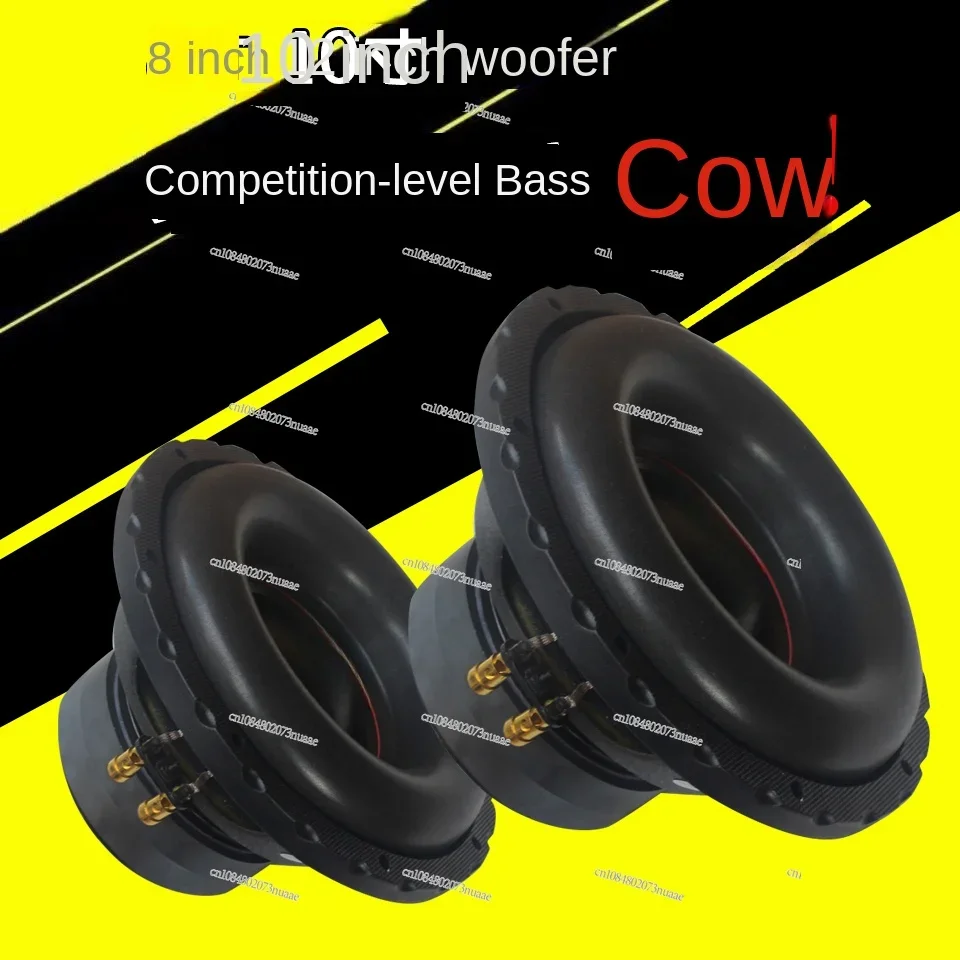 مكبرات الصوت السلبية لتعديل صوت السيارة، ملف صوتي مزدوج، مكبر صوت نقي، 8 بوصة، 10 بوصة، 12 بوصة