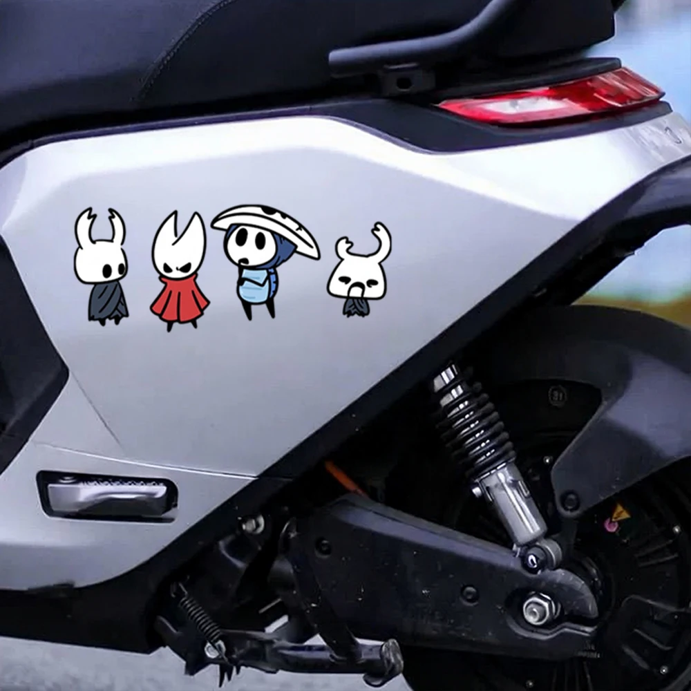Hollow Knight Game Car Stickers Windshield Body Bumper Windows Motorcycle Laptop Walls Vinyl Film Decals Auto Tuning Accessories