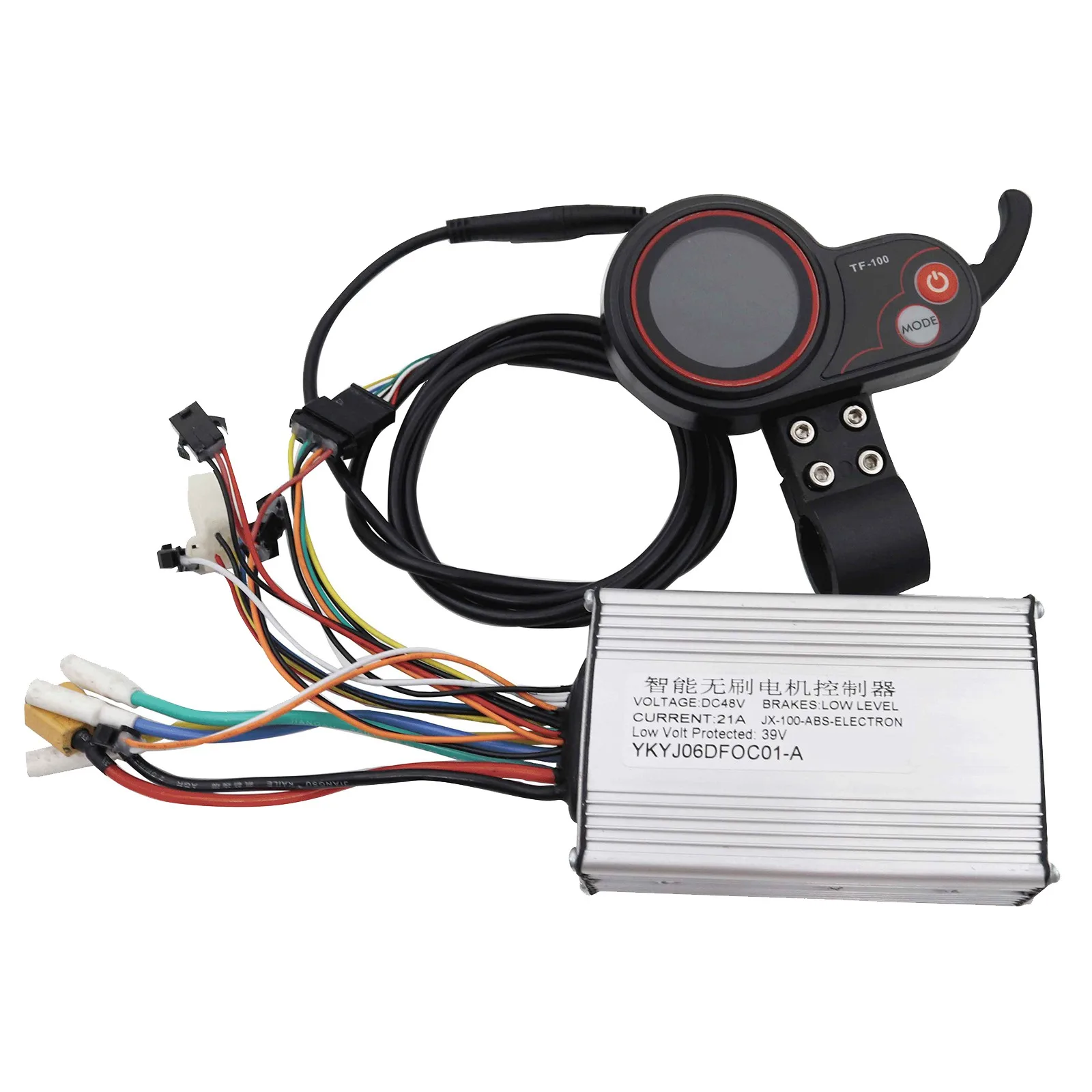 Practical 48V 21A Electric Scooter Brushless Controller+TF-100 LCD Display Throttle Meter for Kugoo M4 Pro Electric Scooter