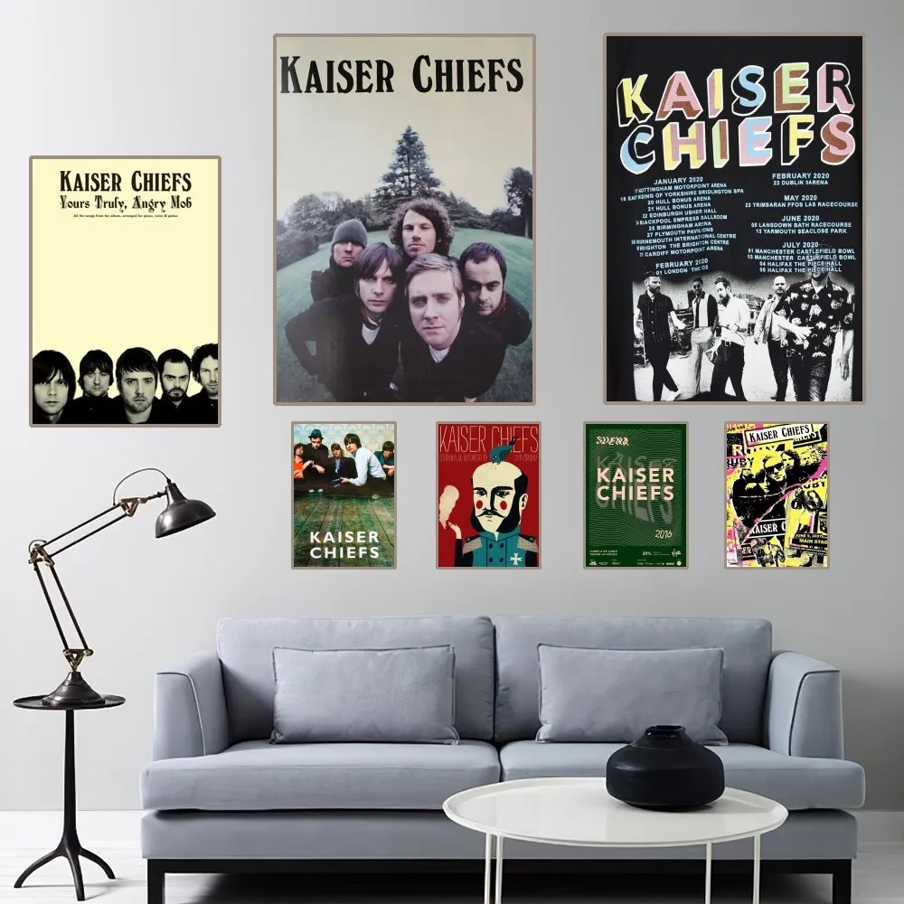 K-Kaiser C-Chiefs Band Poster Home Room Decor Aesthetic Art Wall Painting Stickers