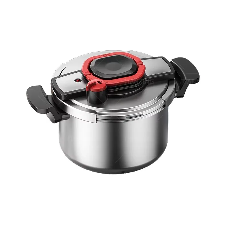 Stainless Steel Pressure Cooker Durable Multifunctional Gas Sensing Compatible Fast Cooking Essential for Energy Saving Kitchens