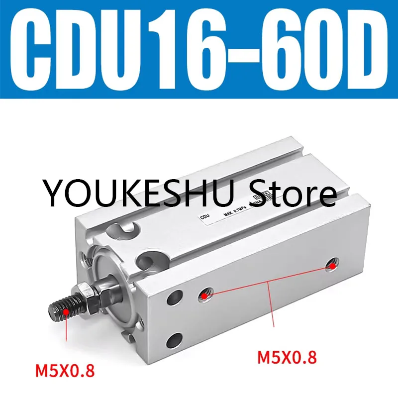 

Brand New Original Free-Mount Mini Pneumatic Cylinder CDU16-60D