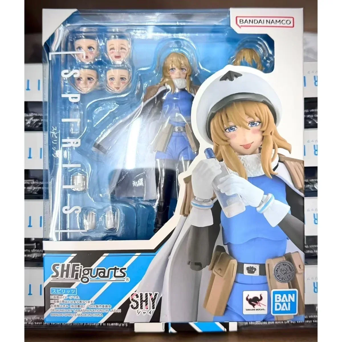 100% originale Bandai Sh Figuarts Shf SHY Spirits Action Figures Anime Modello Giocattoli Figura Regali in PVC Disponibile