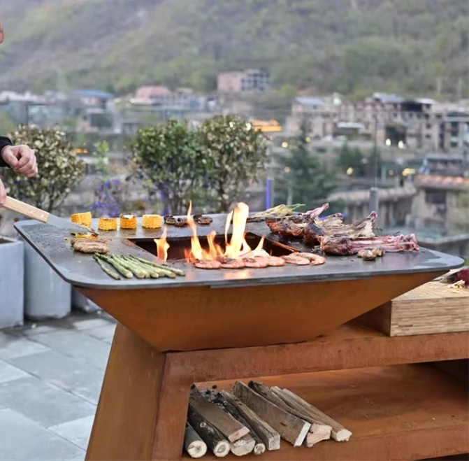 

Camping Barbecue Grill BBQ Grill Pour Barbecue Grill Barbecue