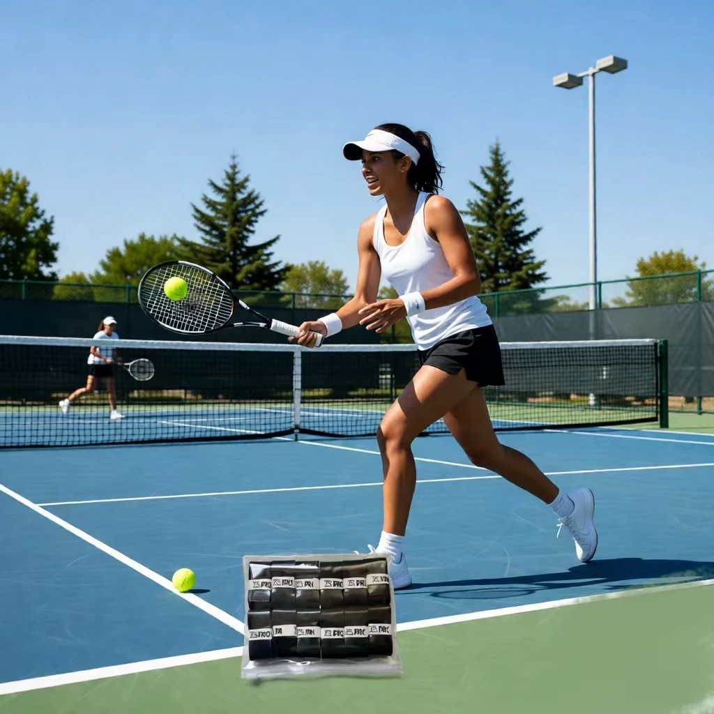 

12PCS Tennis Overgrip Sticky Tennis Racket Badminton Racket Grip Antislip Handle Grip Padel Tennis Grip Sweatband