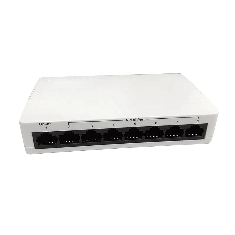 Network PoE Gigabit Reverse POE Switch, Manufacturer OEM, 8 Port, 1000Mbps