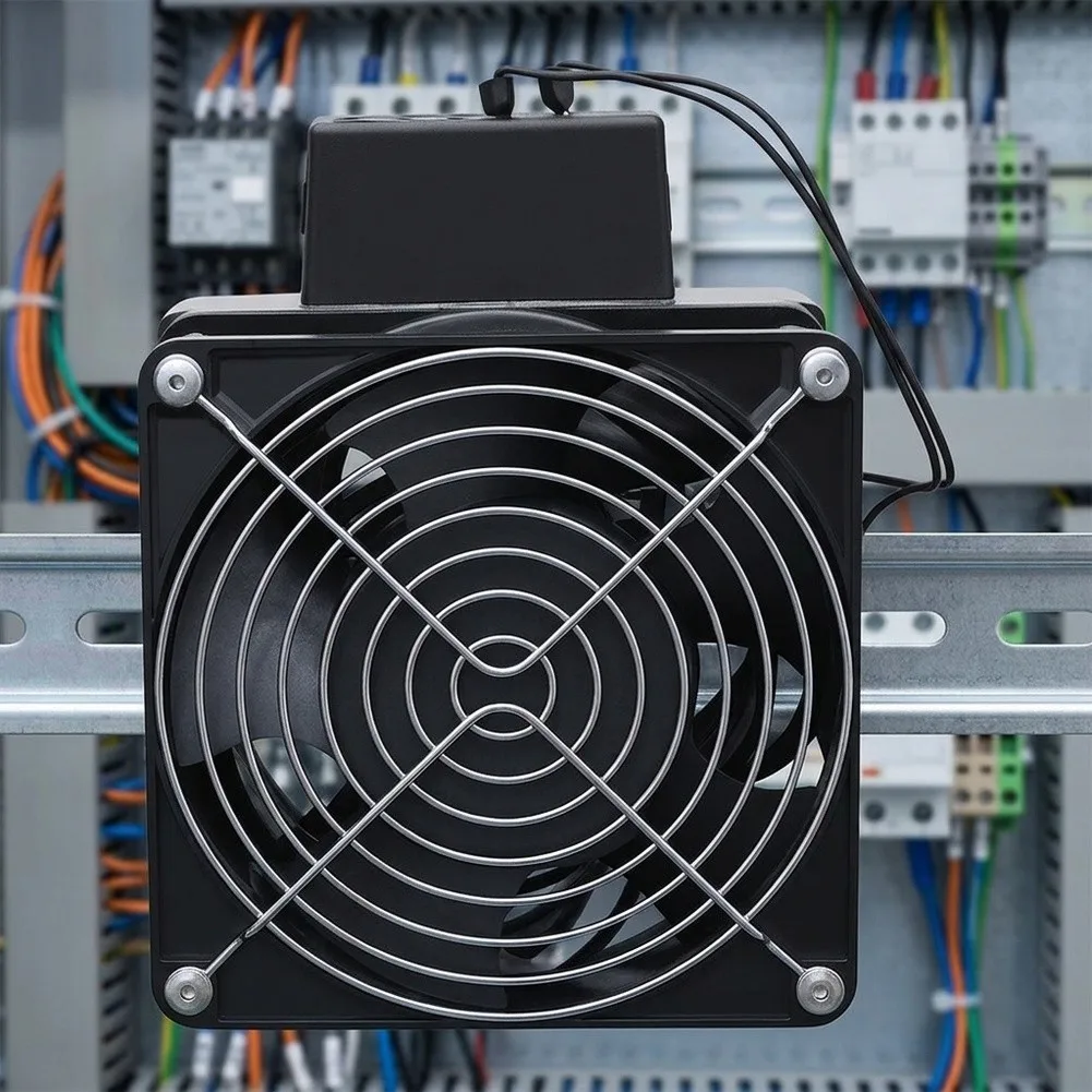 HVL031 Fan-Integrated Cabinet Heater with Temperature Regulation Aluminum Body IP20 Protection 100W 150W 200W 300W 400W