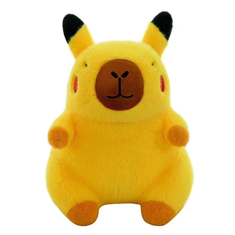 30/38/50cm Pokemon Cute Pikachu Capybara Big Szie Plush Toy Kawaii Stuffed Doll Animals Soft Pillow Doll Kids Toys Birthday Gift