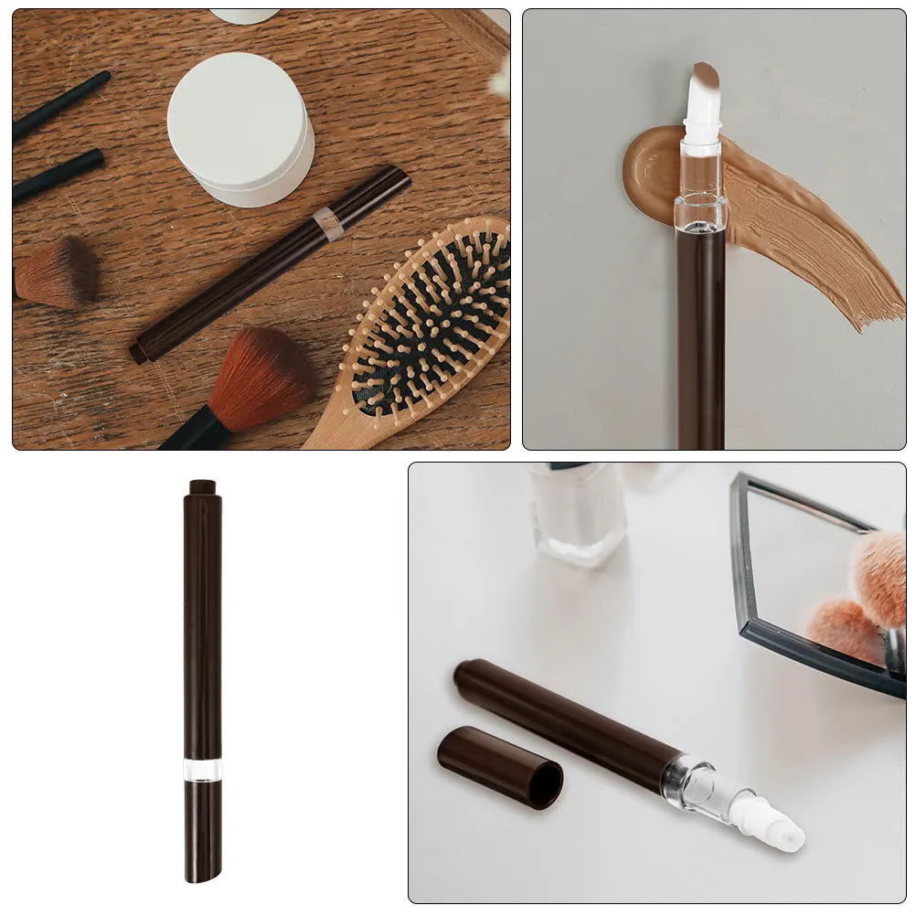 Contenedor de brillo de labios con ventana, aplicador compacto de empuje hacia abajo de 2Ml para aceite, esmalte de uñas en Gel, cuidado de cutículas, recargable, portátil, 2 uds.