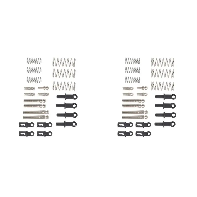 

WOTT-2X для 1/18 LDRC A86 LD1801 LD1802 LD1803 LD1804 A01 A02: Передние и задние амортизаторы для радиоуправляемых машин, запчасти для тюнинга