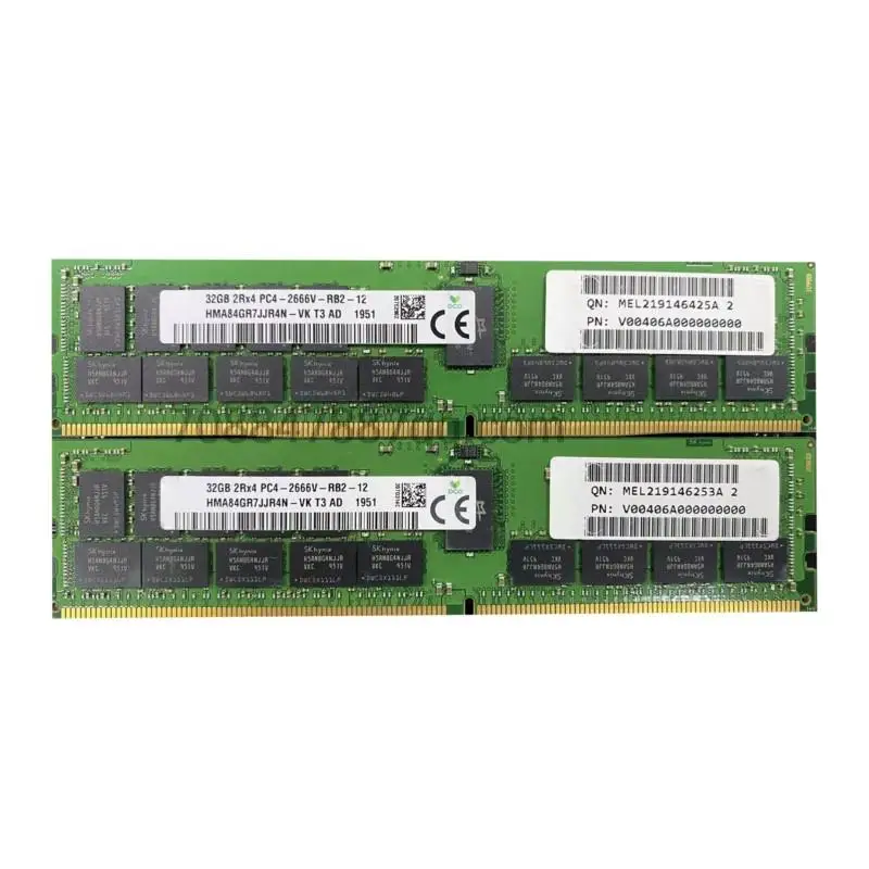 

original 100% authentique 32G 2RX4 PC4-2666V 32G DDR4 2666 ECC